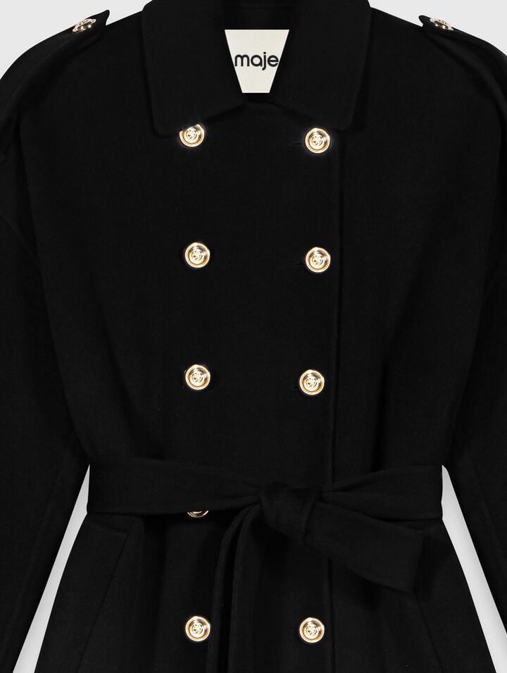 Long double-faced coat