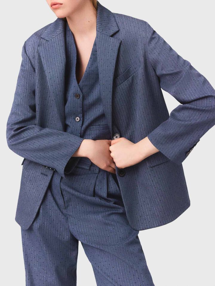 Rhinestone suit jacket
