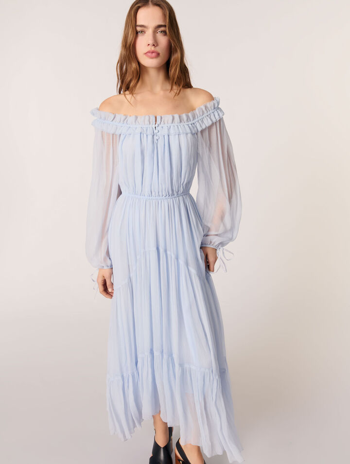 Chiffon maxi dress
