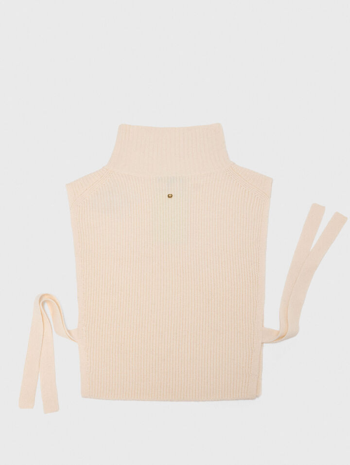 Long knit collar