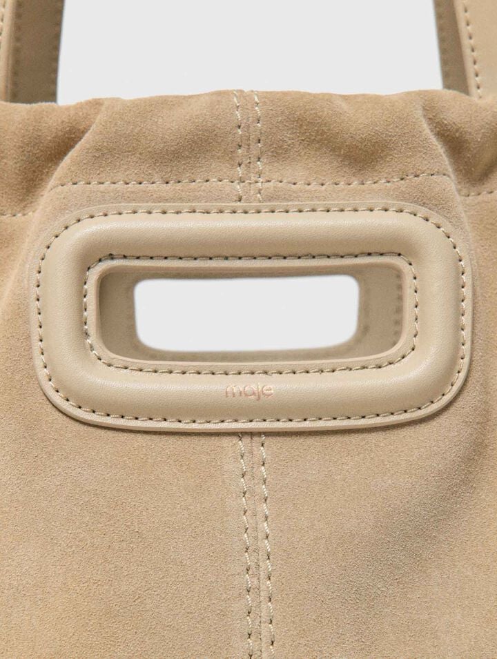 Suede Milpli tote bag