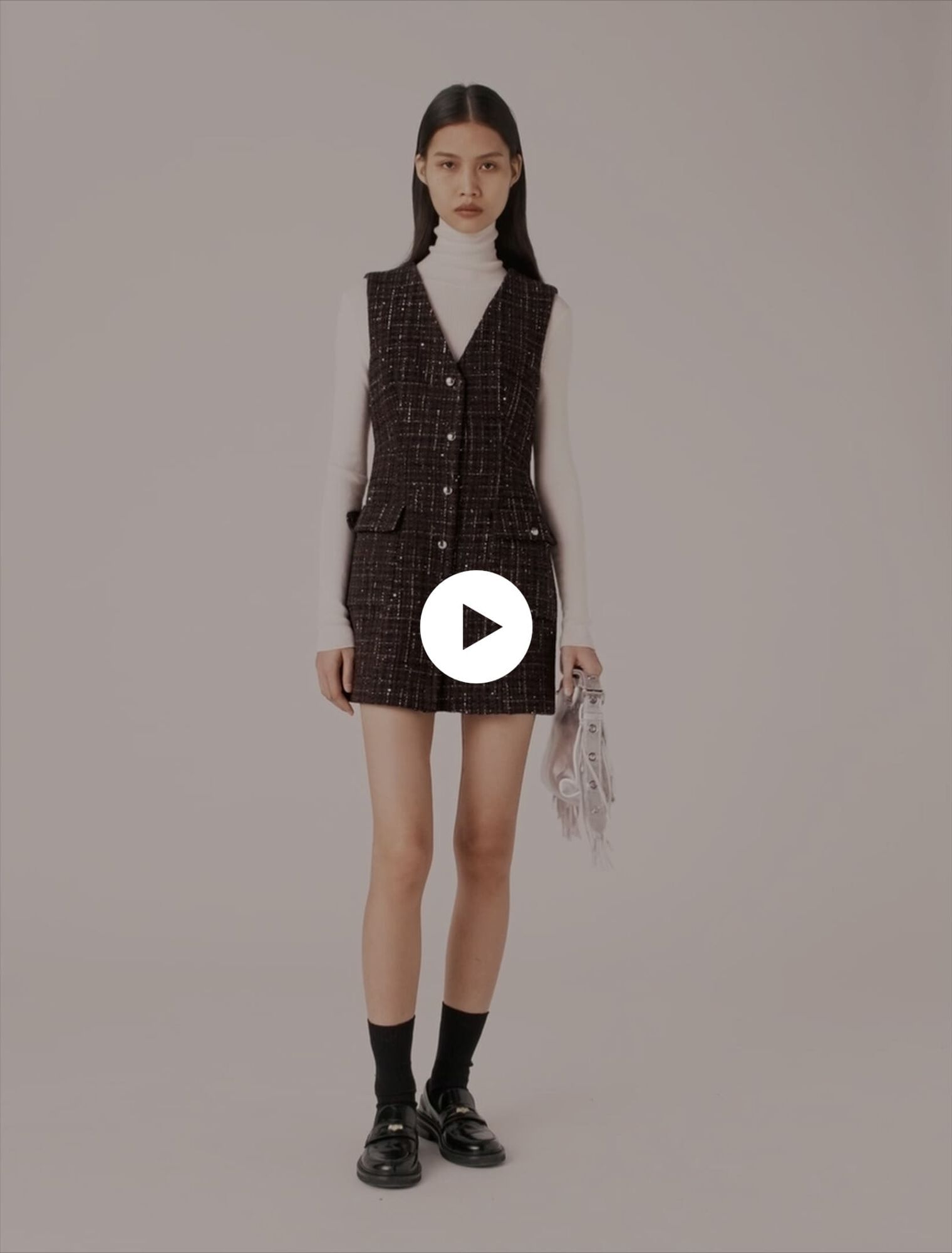 Short tweed dress