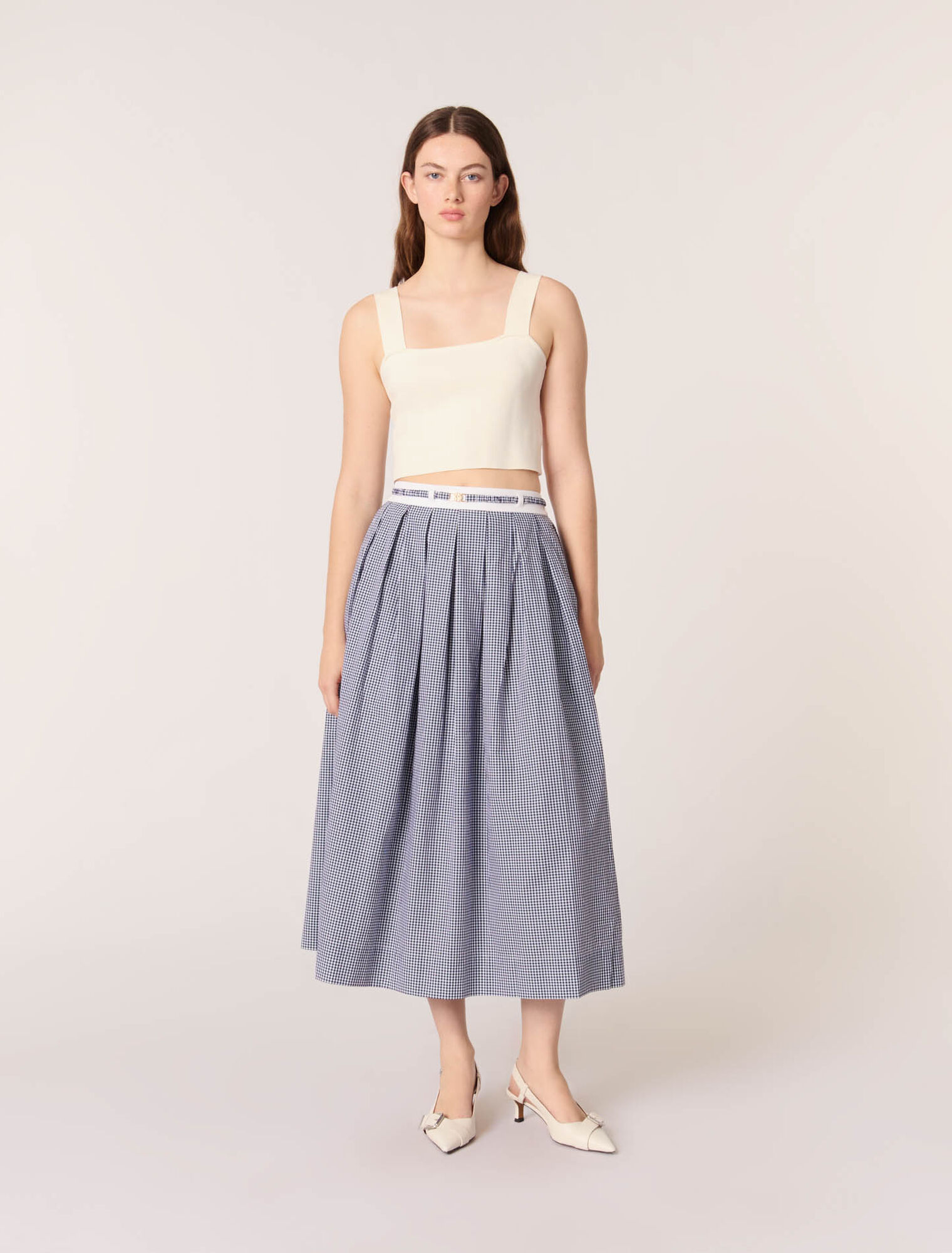 Knit crop top