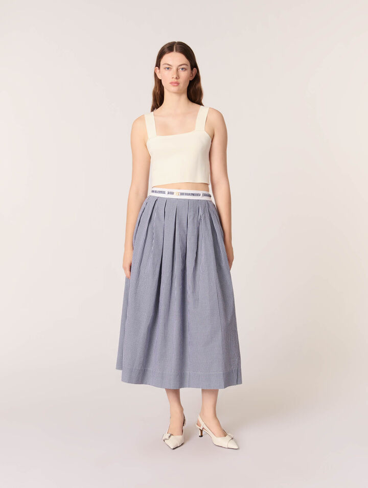 Knit crop top
