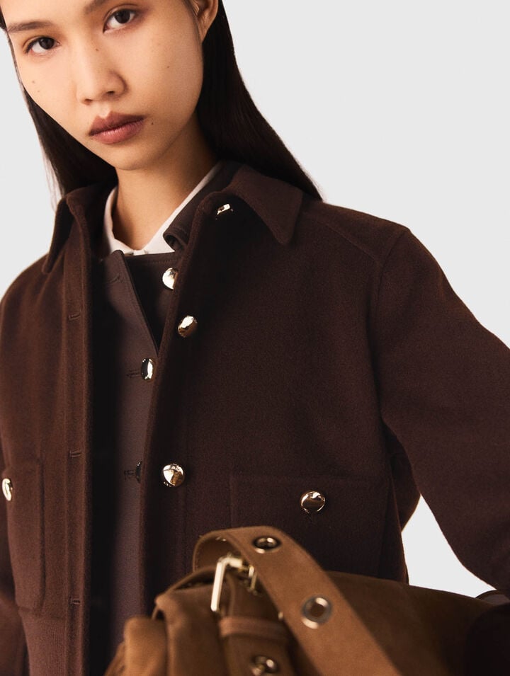 Short reversible coat