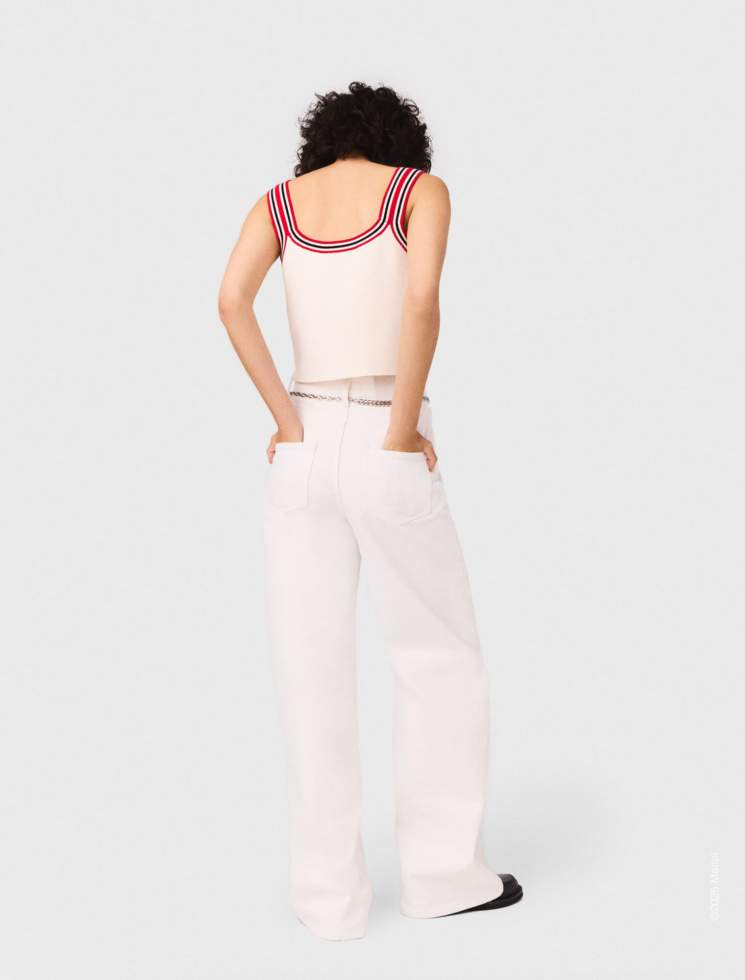 Knit crop top