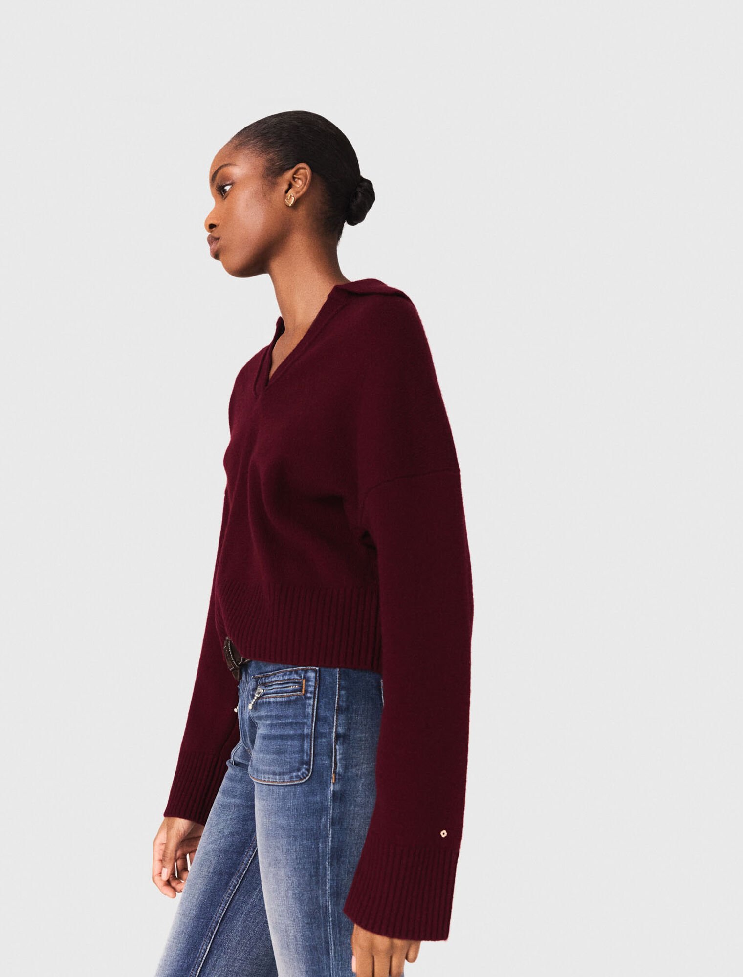 Wool-blend jumper