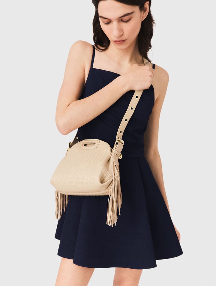 Stitched leather mini Miss M bag