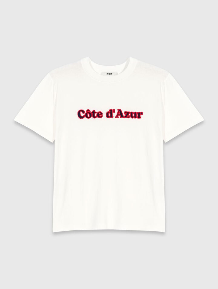 T-shirt with embroidery