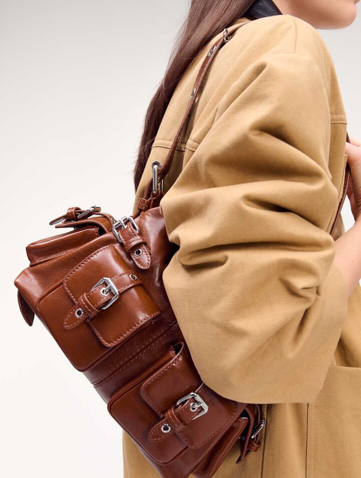 Miss M Mini cargo leather bag