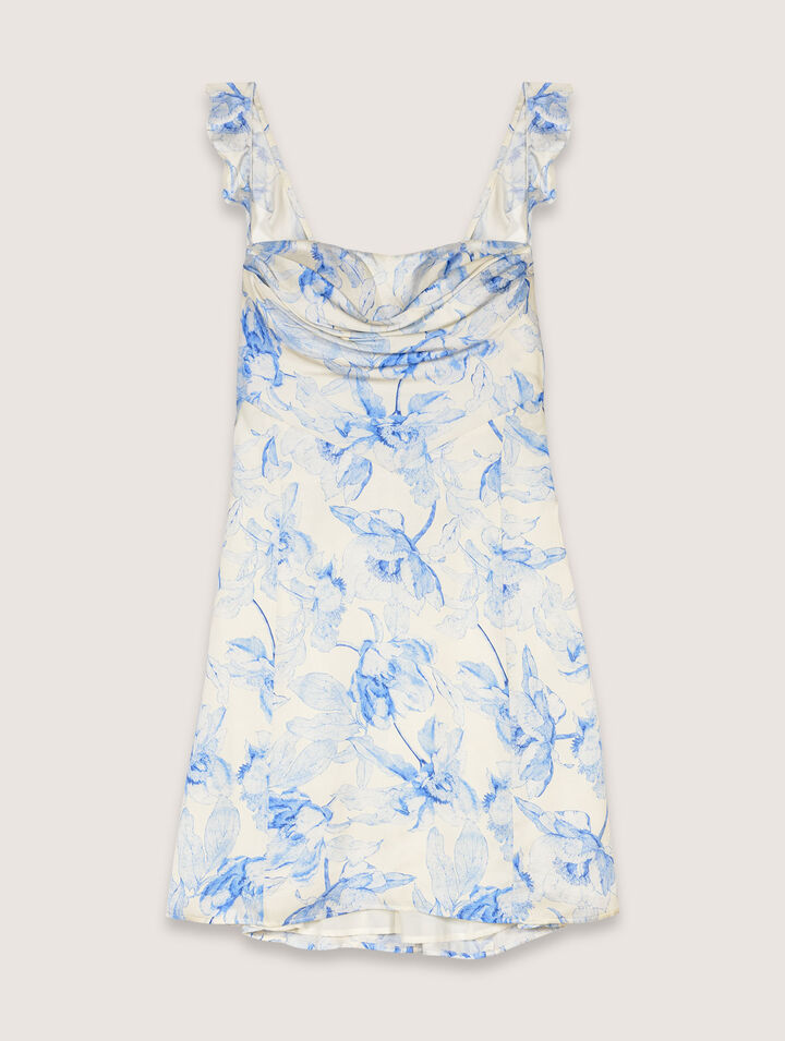 Short patterned dress