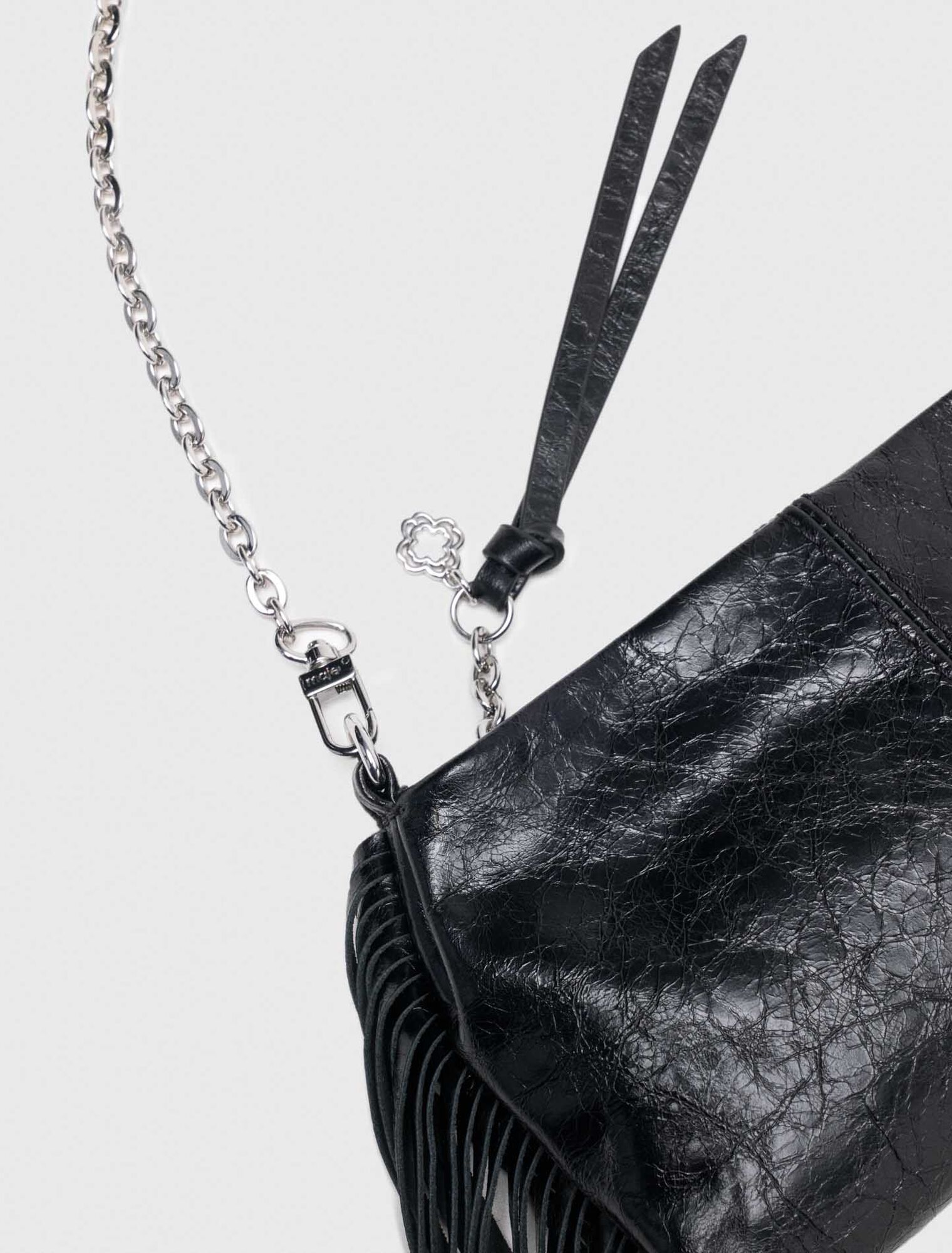 Patent leather Miss M clutch bag
