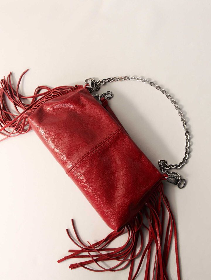 Miss M Pouch leather clutch