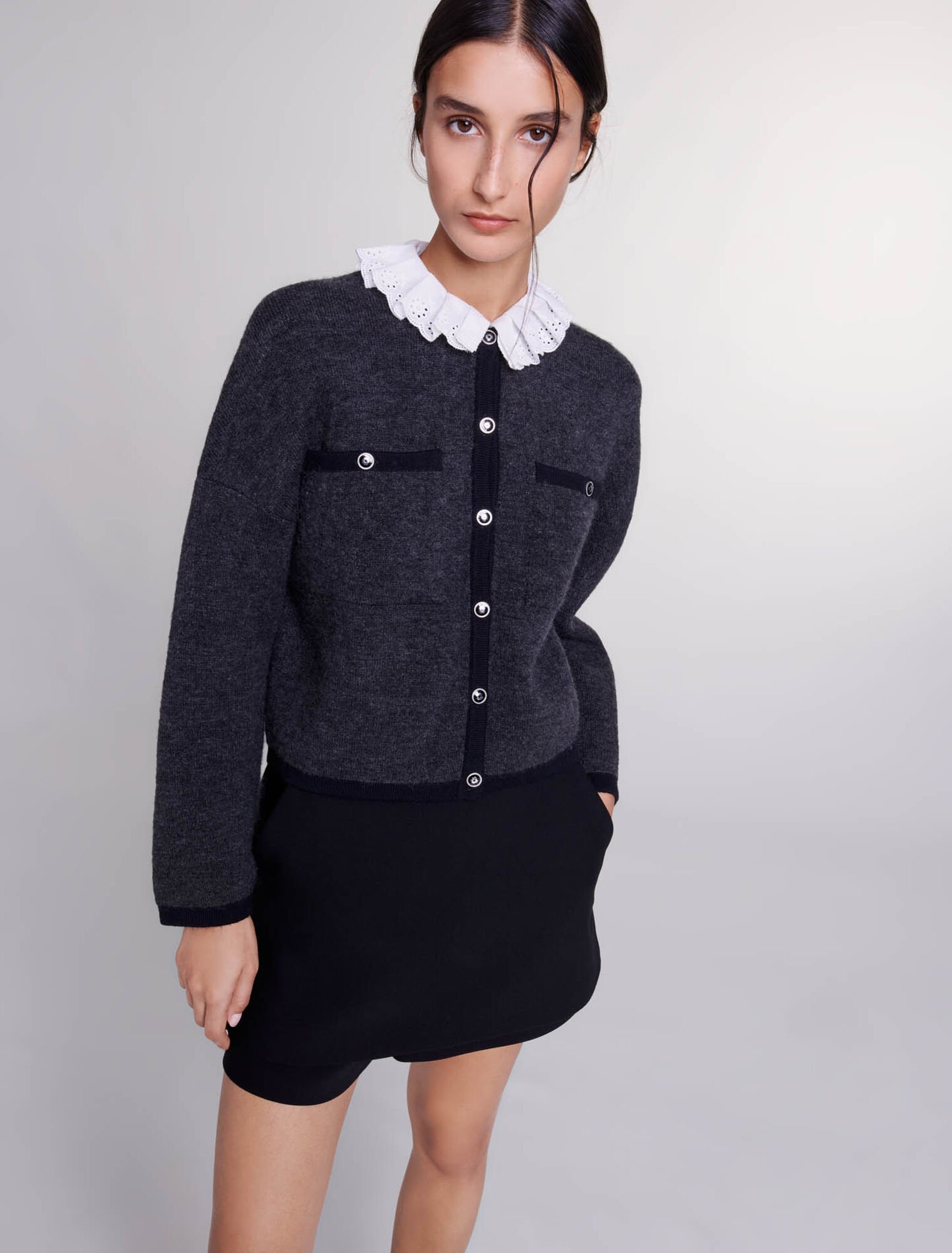 Knit cardigan