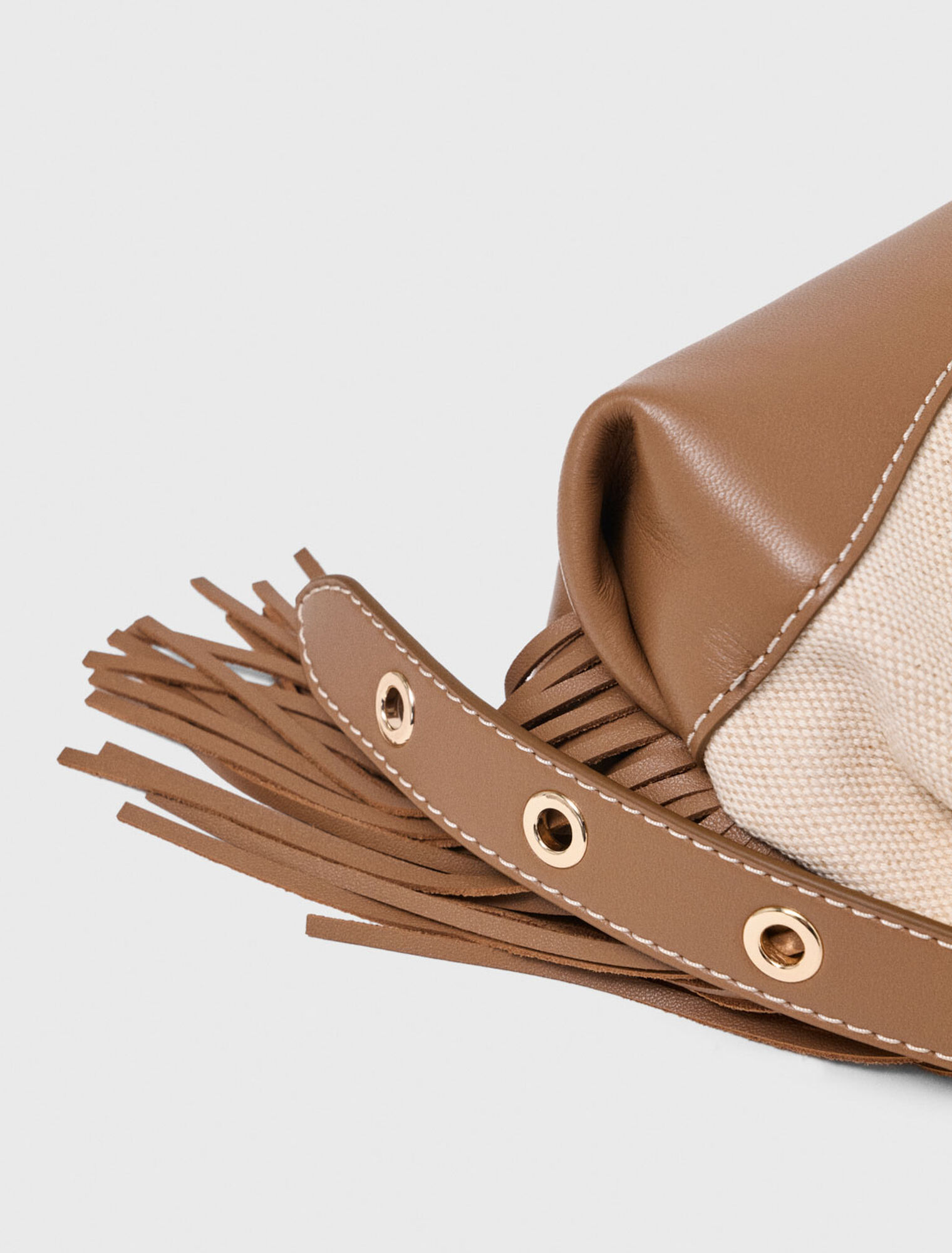 Canvas and leather Miss M Mini bag