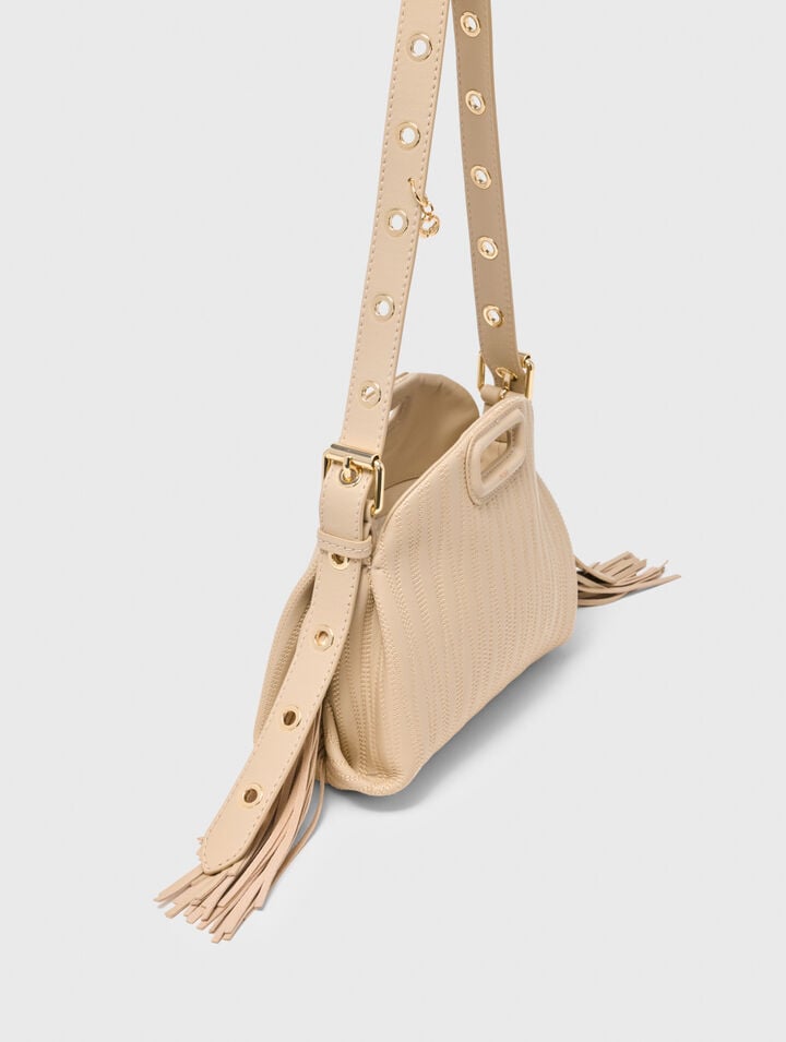 Stitched leather mini Miss M bag