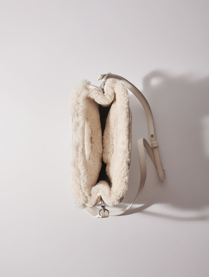 Faux fur M bag