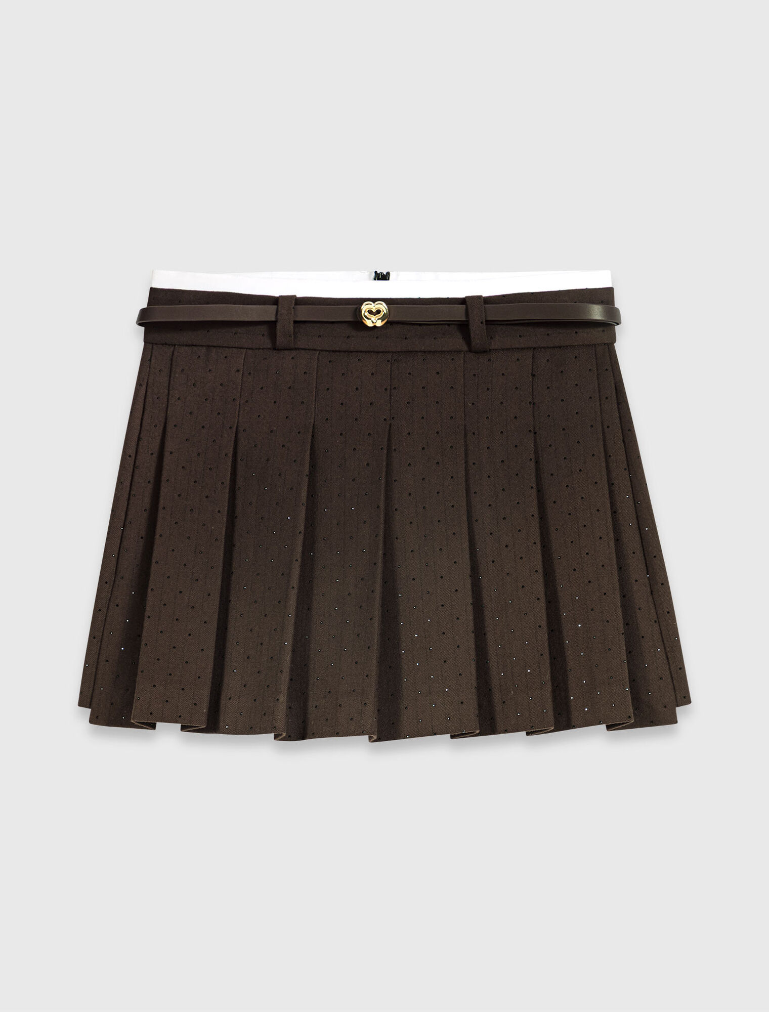 Rhinestone tailored skort