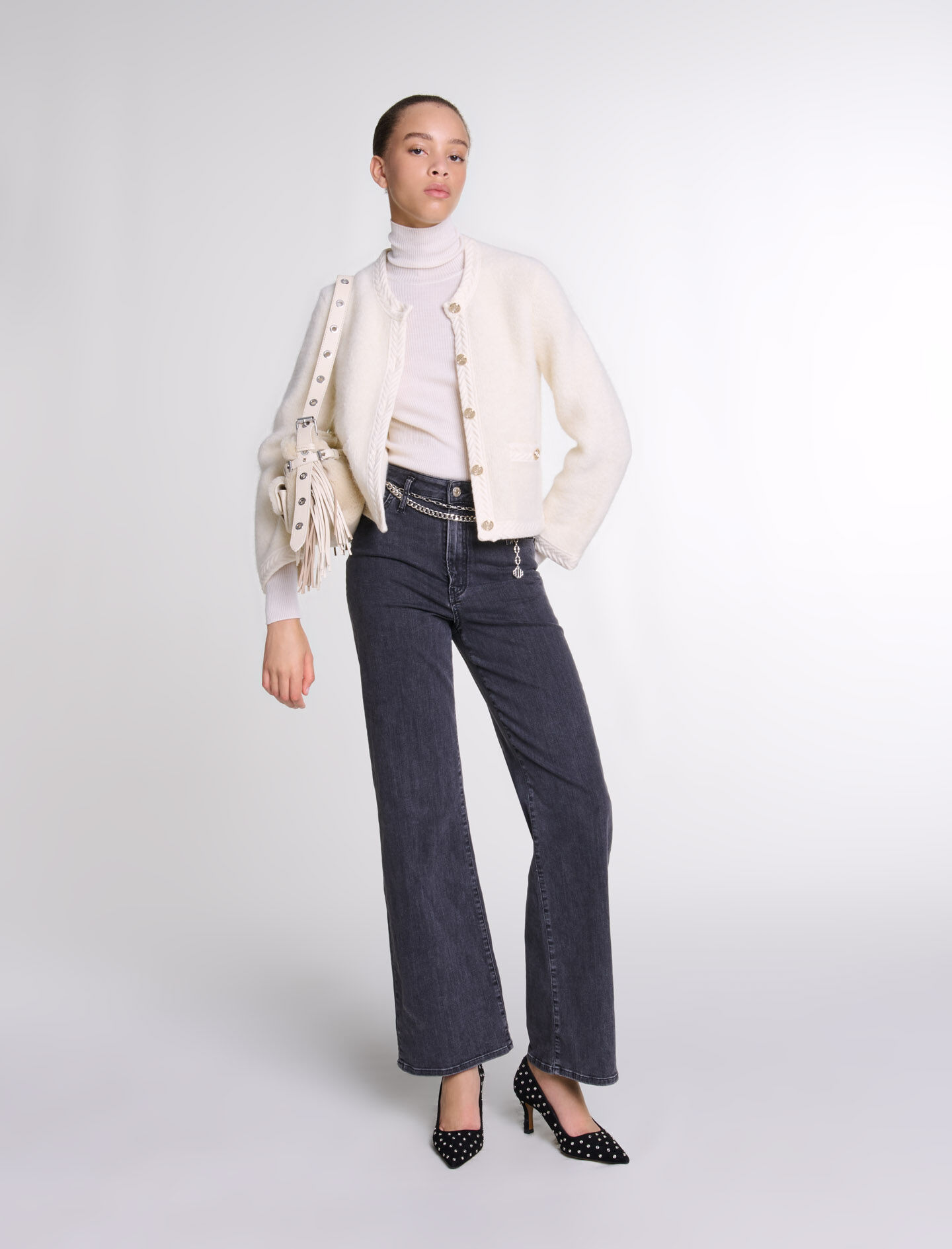 Maje knit cardigan outlet