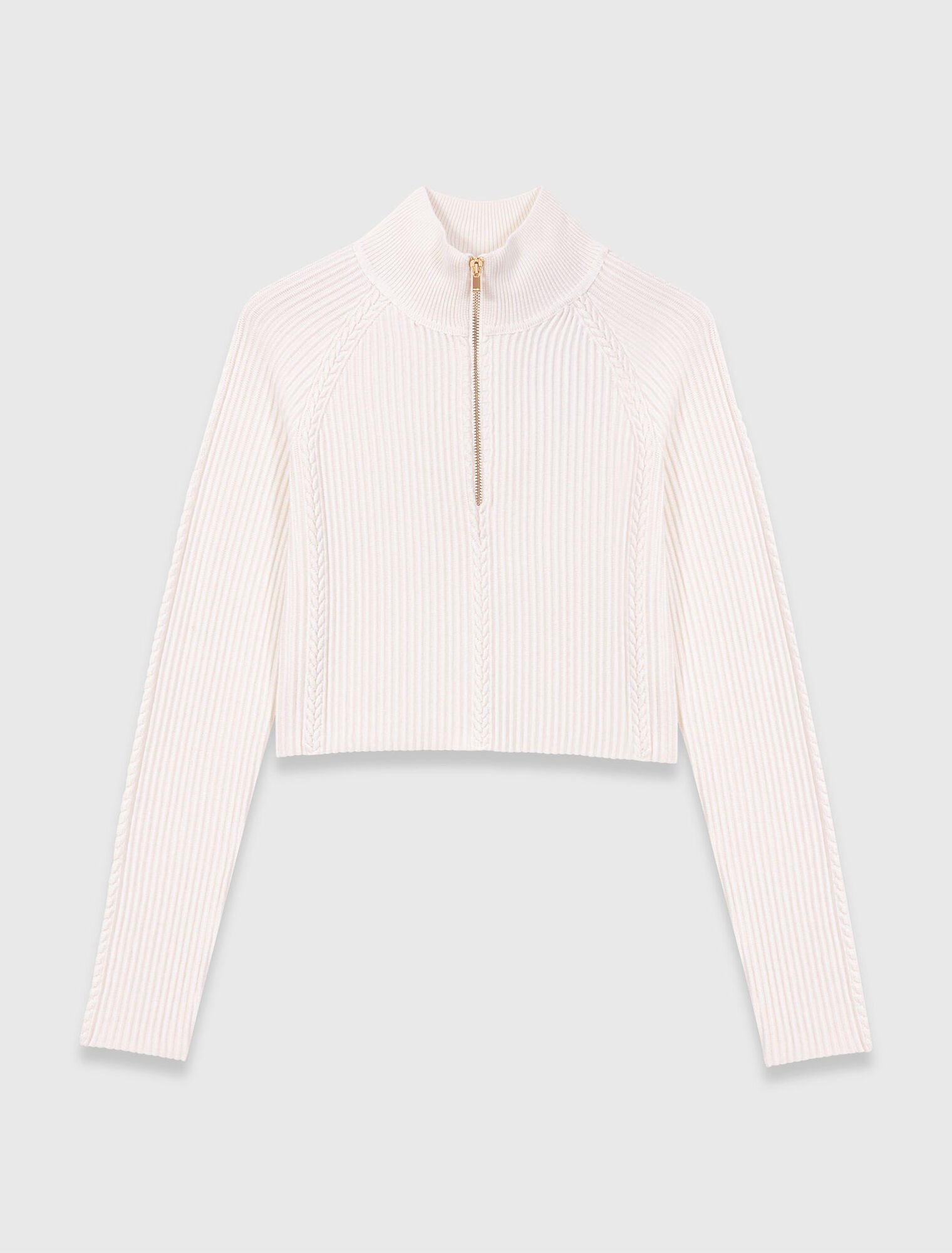 High-neck jumper