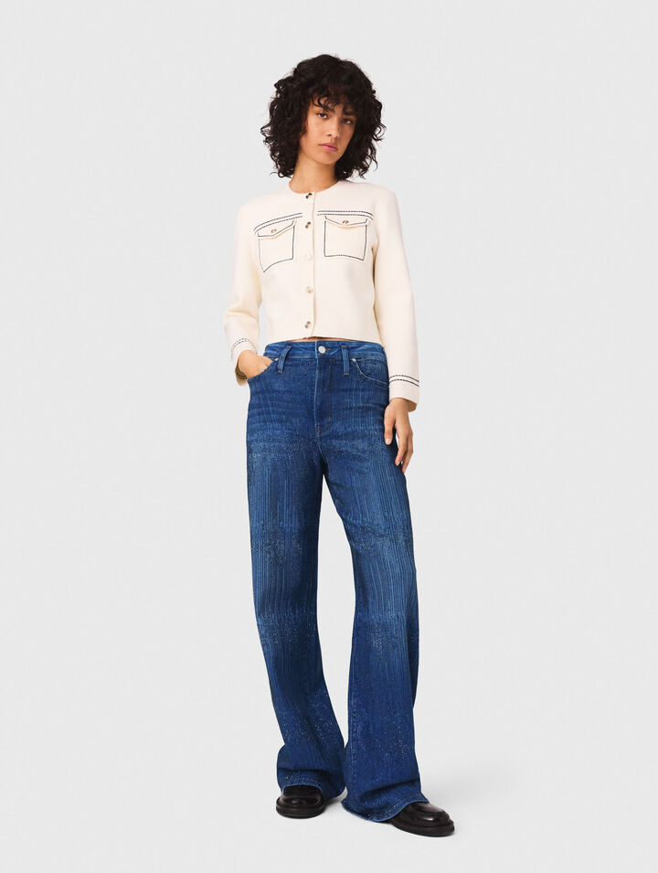 Rhinestone jeans