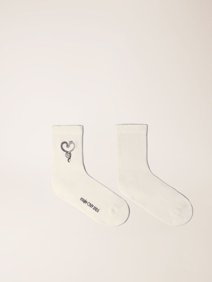 Rhinestone socks