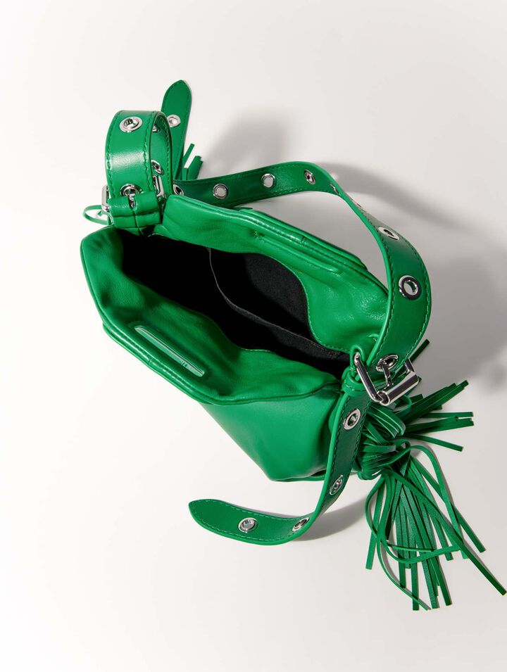 Plain leather mini Miss M bag