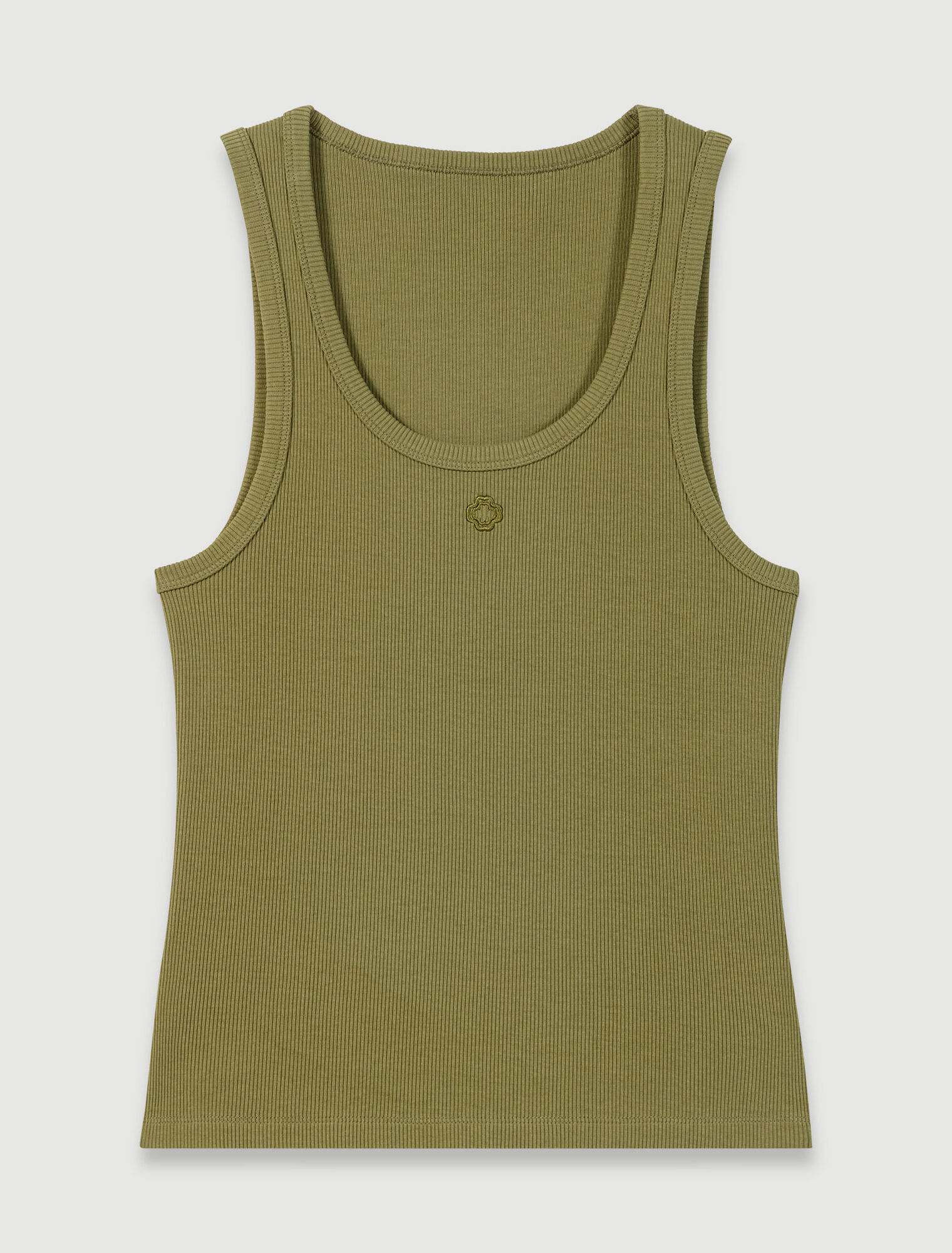 Ribbed vest top