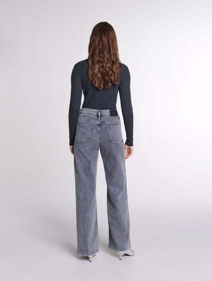 Wool and silk jumper