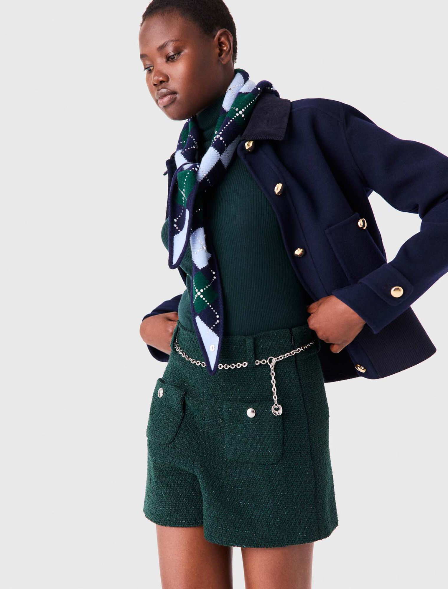 Tweed shorts