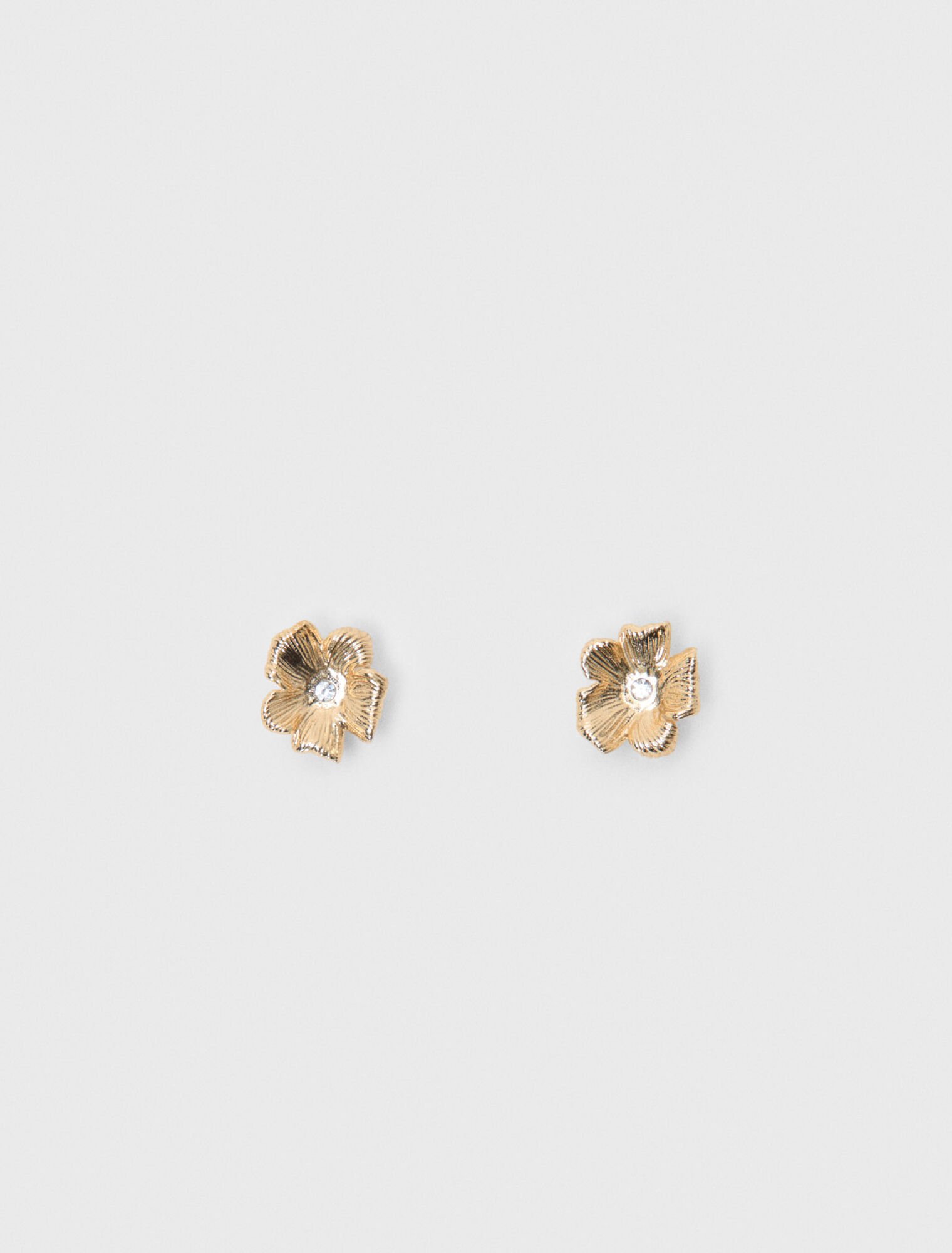 Flower stud earrings