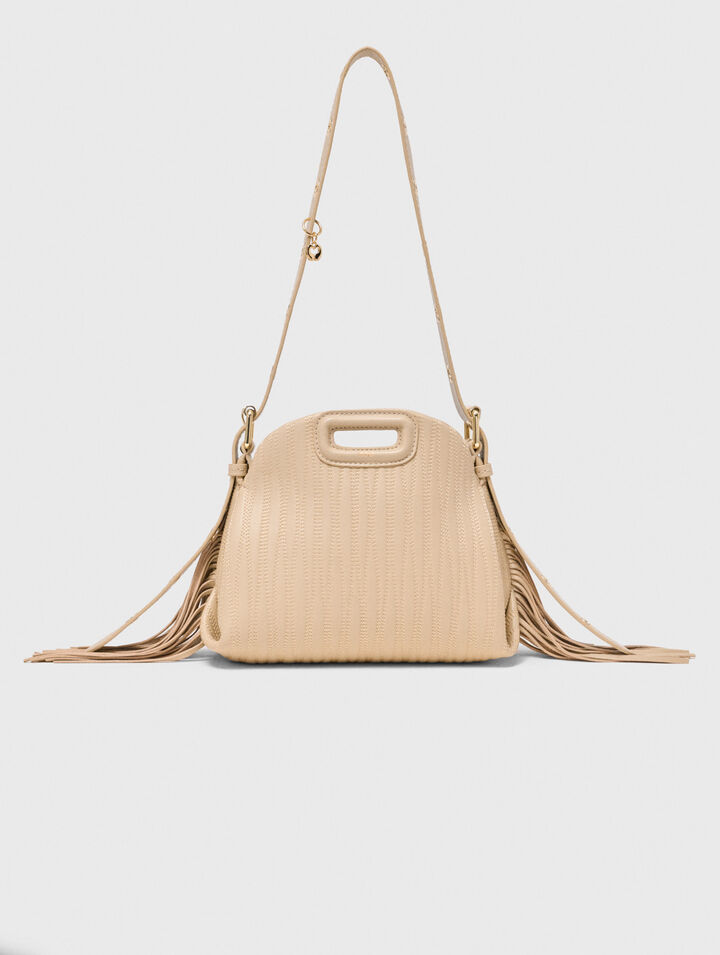 Stitched leather mini Miss M bag