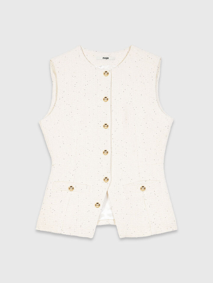 Long tweed jacket