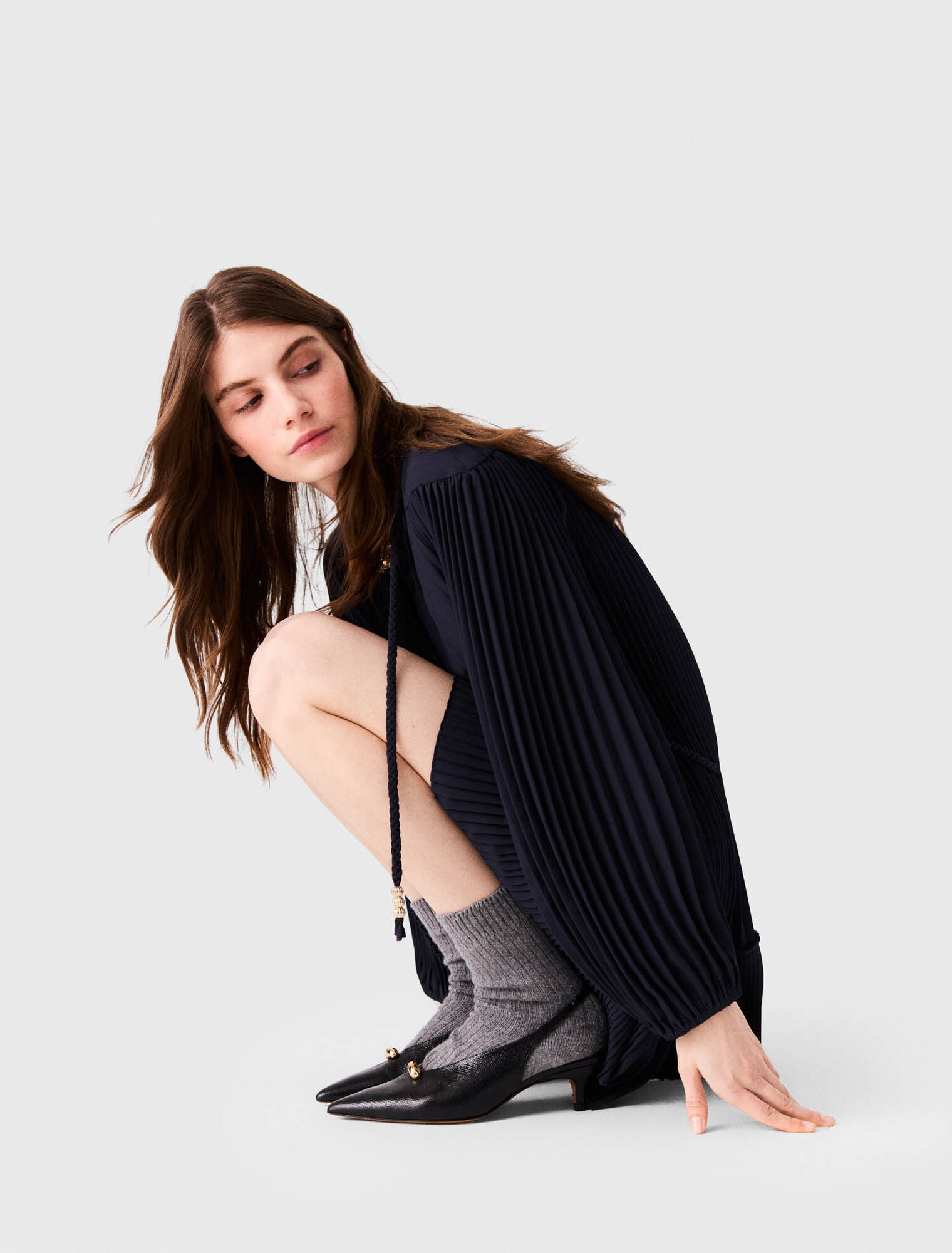 Short pleated dress