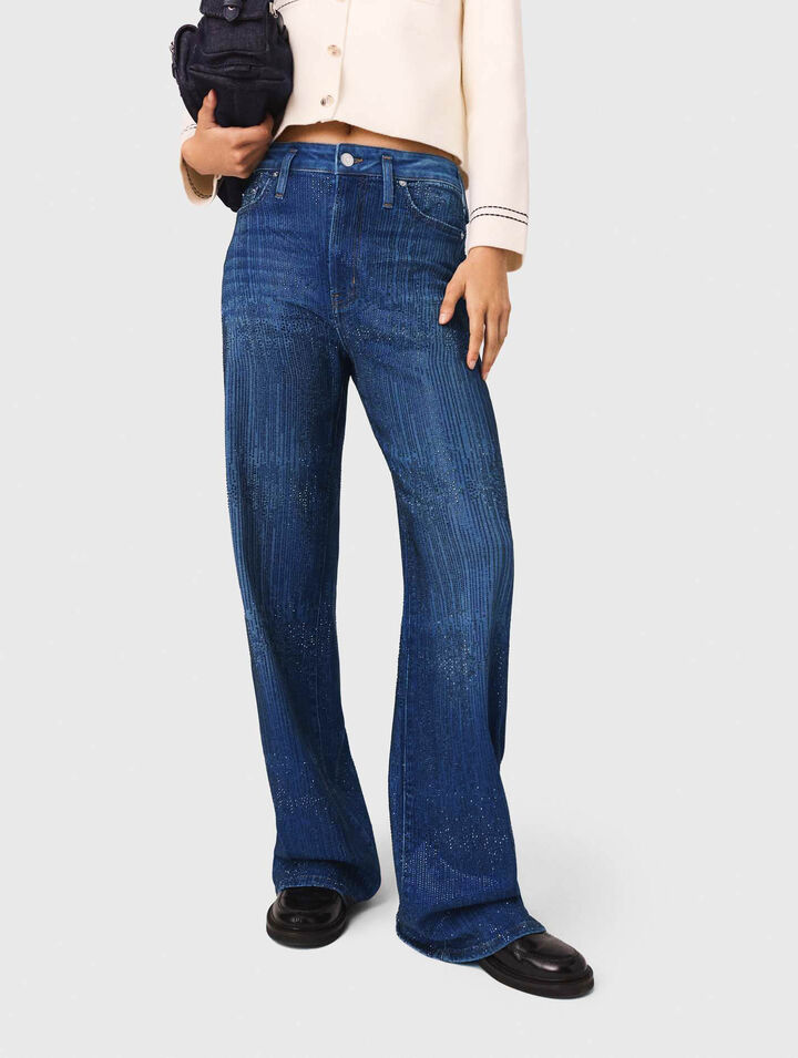 Rhinestone jeans