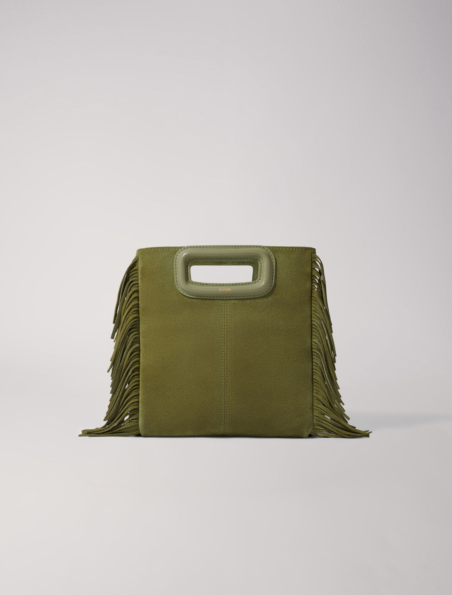 M bag in suede leather