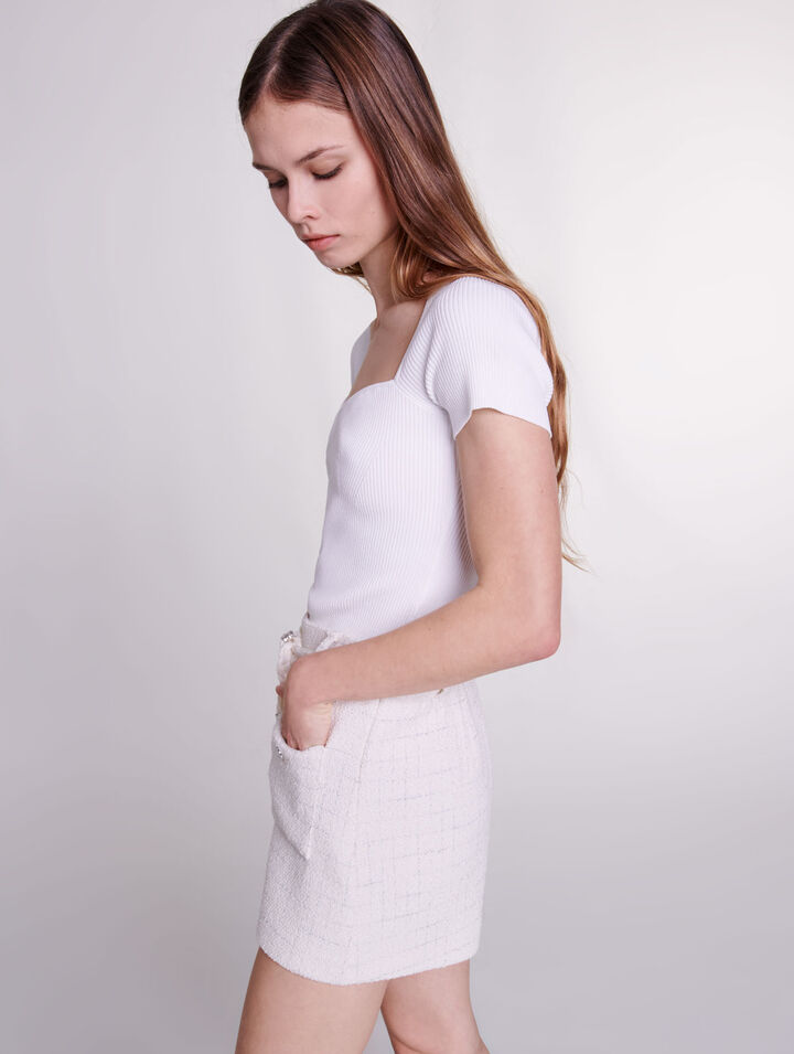 Tweed shorts