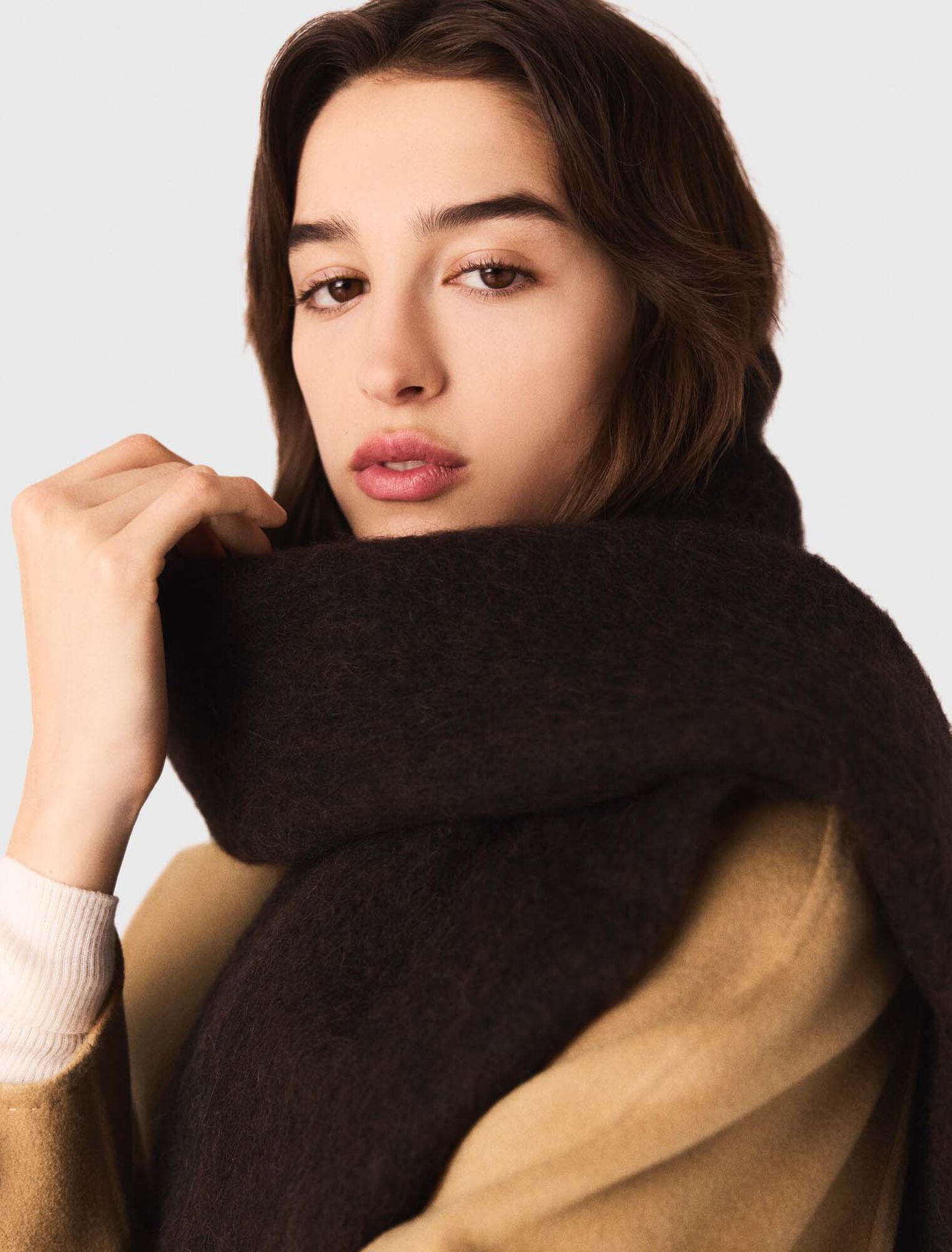 Alpaca blend scarf
