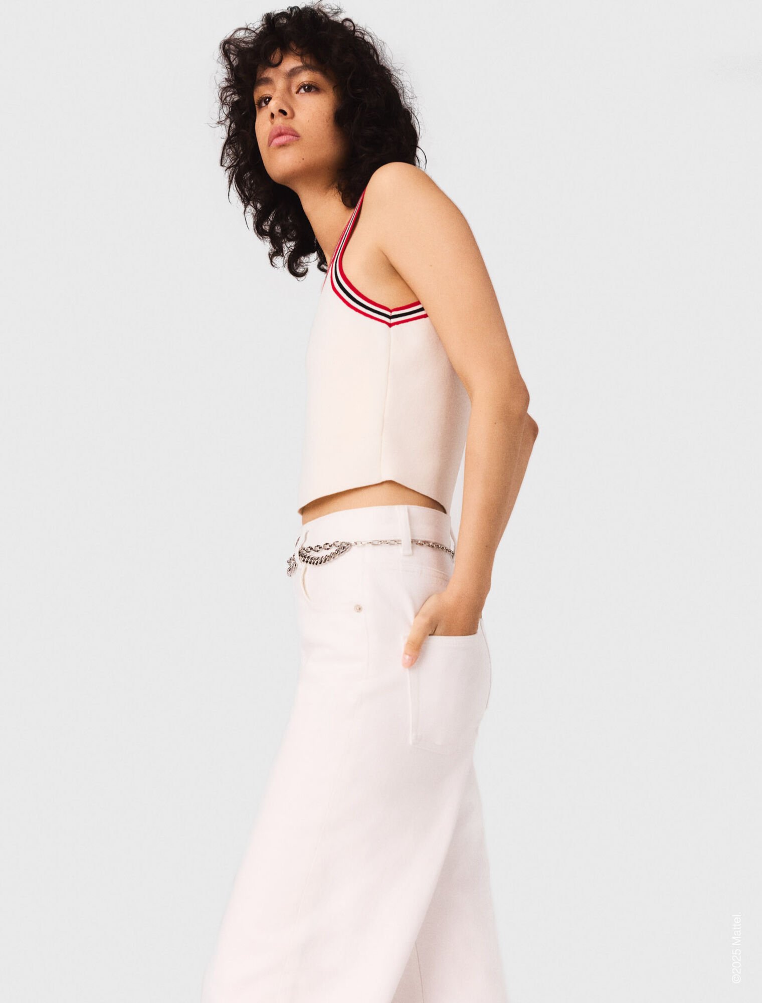 Knit crop top