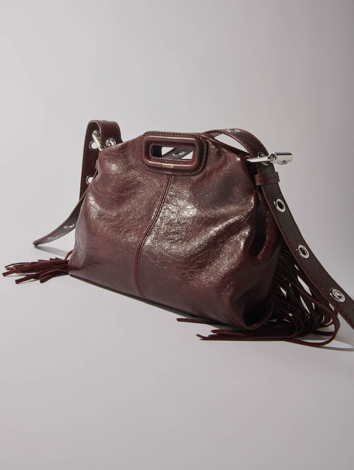 Crackled leather Miss M Mini bag