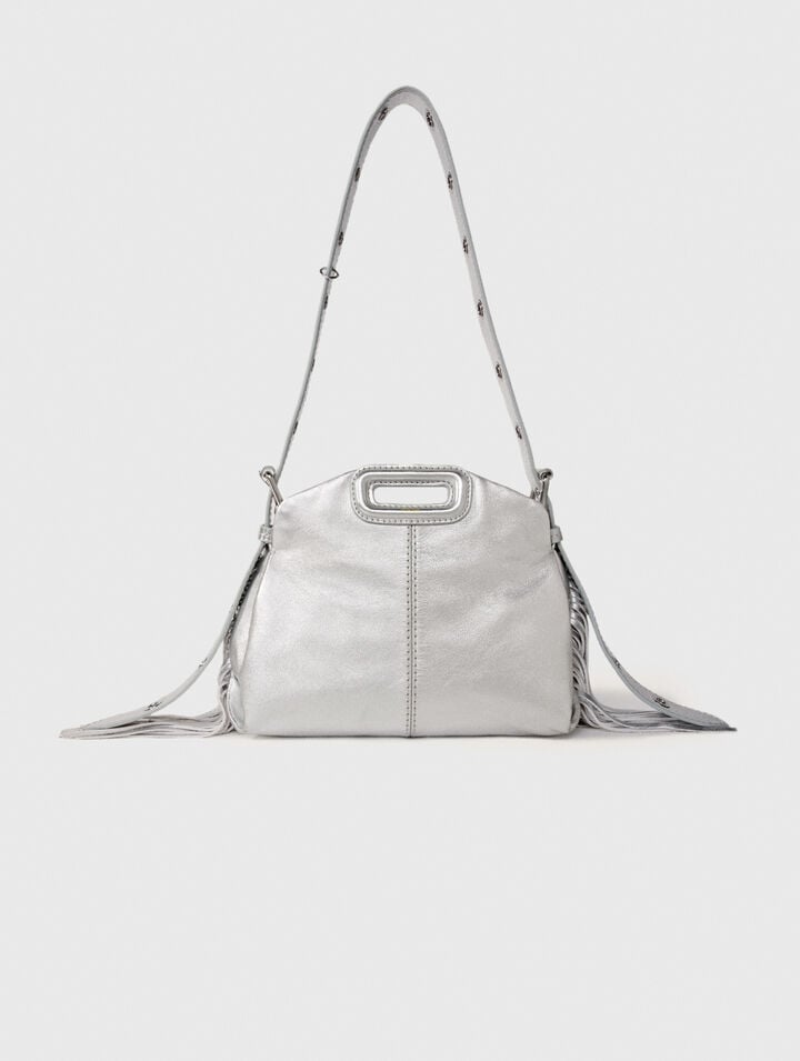 Metallic leather Miss M Mini bag