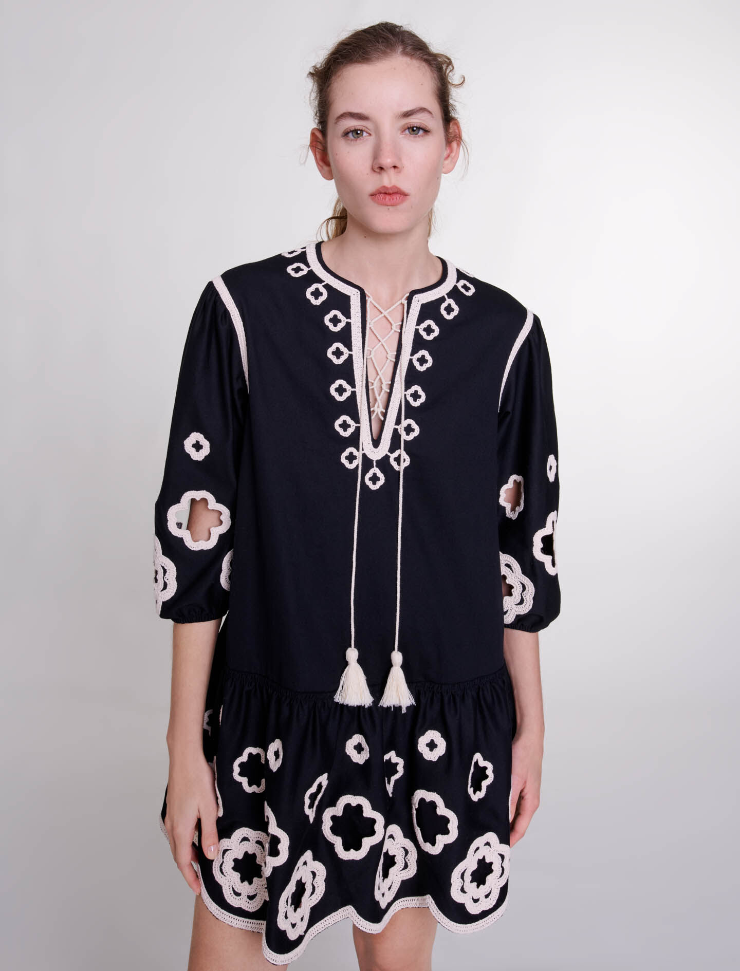 【美品】andmary Nora pocket zip tops ブラック ANDMARY】Nora pocket zip tops