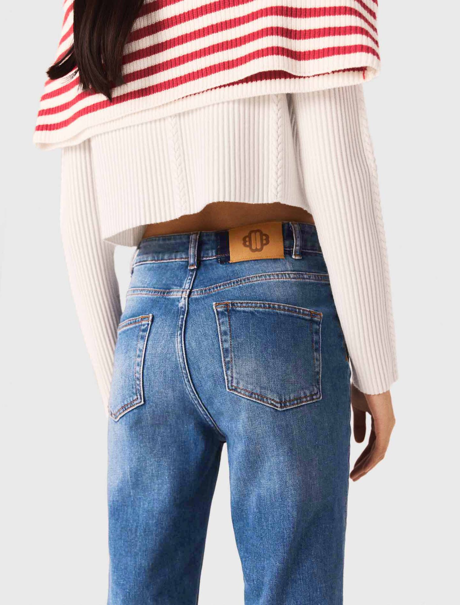 Vaqueros denim con bolsillos