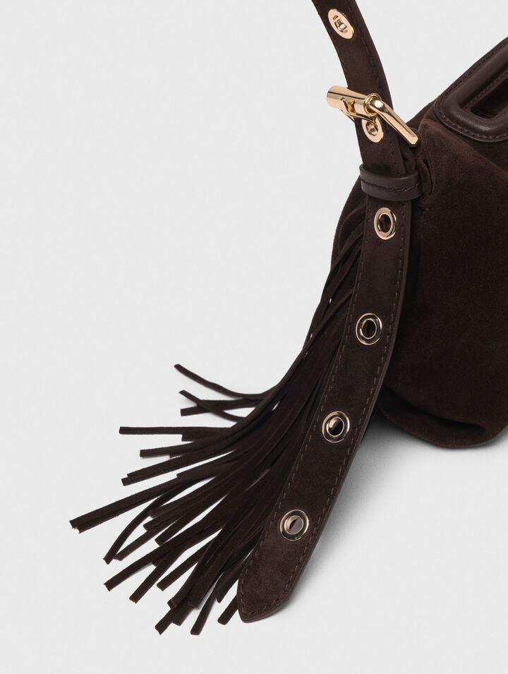 Suede leather Miss M Mini bag
