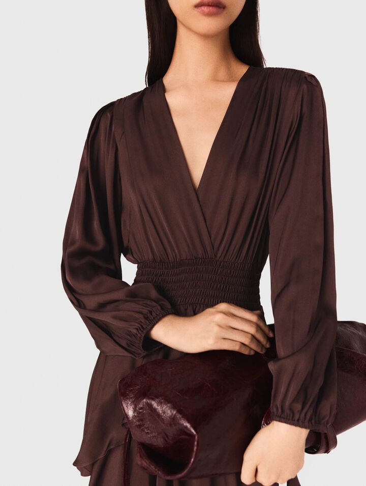 Flowy ruffled maxi dress