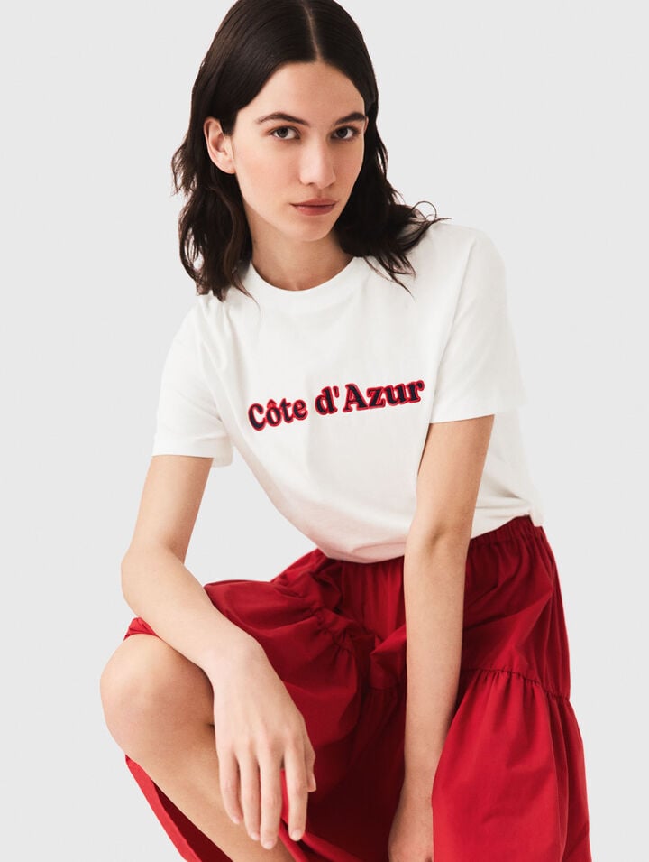 T-shirt with embroidery