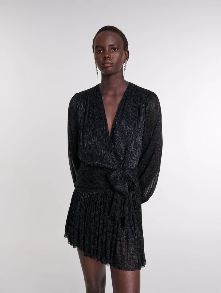Short lamé dress