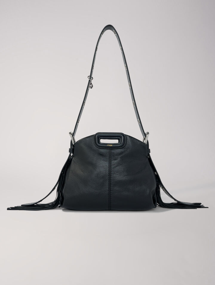 Crackle leather mini Miss M bag