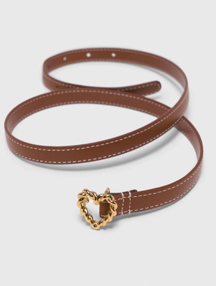 Slim heart belt