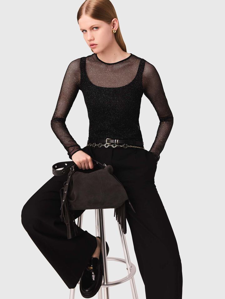 Diamanté jersey top